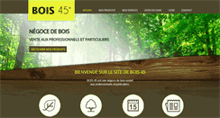 Desktop Screenshot of bois45.fr