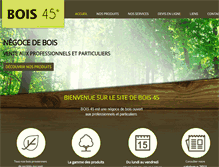 Tablet Screenshot of bois45.fr